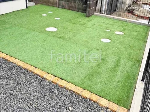 人工芝 防草シート加工 マツモト 人工芝 30mm 