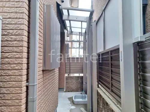 １階テラス屋根 （雨除け） YKKAP 独立式 レセパ Lタイプ フラット屋根 独立式 スタンダード