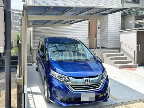 カーポート１台 （単棟） LIXIL ネスカＦ フラット屋根