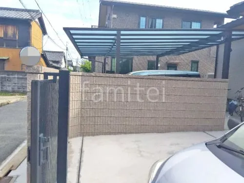 ブロック塀 （化粧ブロック） ユニソン シャモティ 