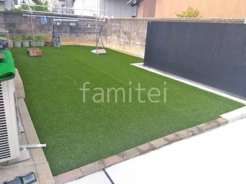 人工芝 防草シート加工 マツモト 人工芝 30mm 