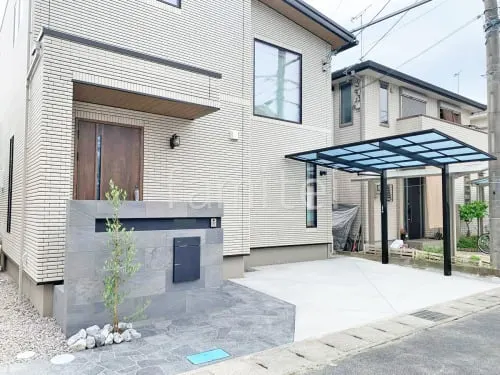 新築シンプル オープン外構