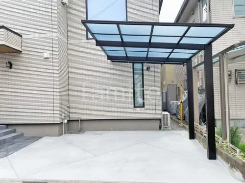 カーポート１台 （単棟） YKKAP エフルージュ FIRST フラット屋根