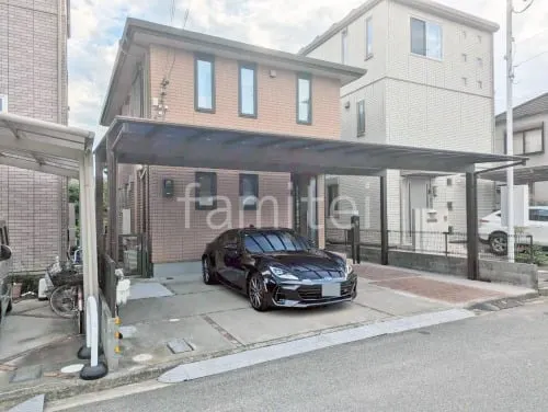 カーポート３台 （横ワイド トリプル） YKKAP エフルージュ FIRST フラット屋根