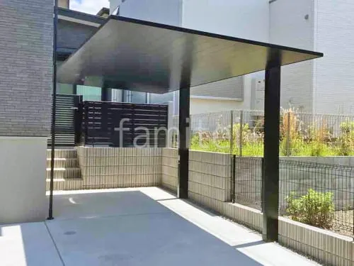 カーポート１台 （単棟） LIXIL カーポートSC フラット屋根 吊り下げ屋根