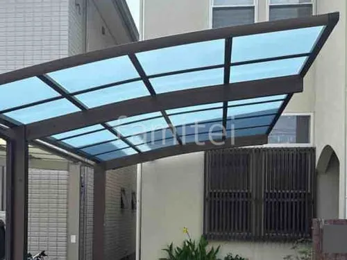 本体色 ブラウン 屋根色 クリアマット(熱線遮断)