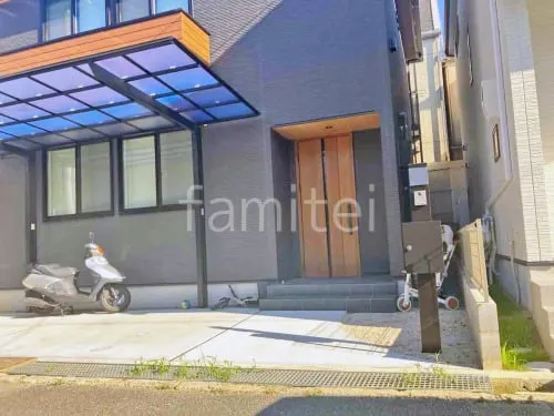 機能門柱 照明なし  YKKAP シンプレオポストユニット 1型 パターン4 