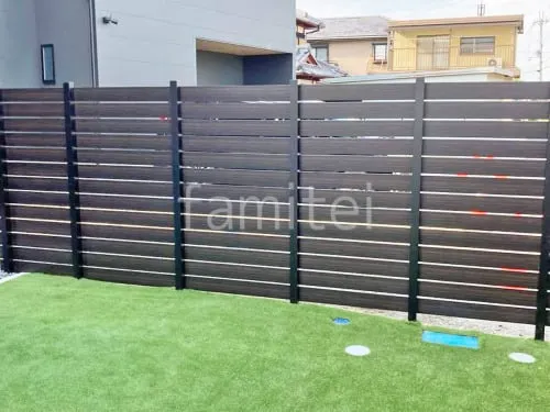 人工木・樹脂 フェンス（木調） F＆F マイティウッド デコll 高尺タイプ 目隠し 木調・ラティス 樹脂