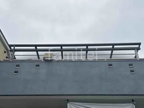 ３階ベランダ屋根  LIXIL スピーネF フラット屋根 スタンダード 壁付