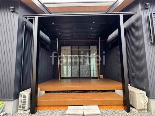 カーポート１台 （単棟） LIXIL ネスカＦ フラット屋根