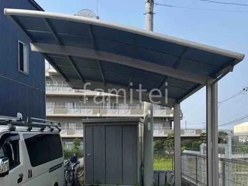 本体色 シャイングレー 屋根色 ブルーマットS(熱線遮断)