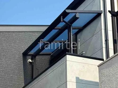 ２階ベランダ屋根  YKKAP ソラリアF フラット屋根 スタンダード 壁付