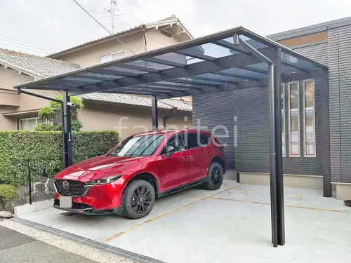 本体色 カームブラック 屋根色 アースブルー