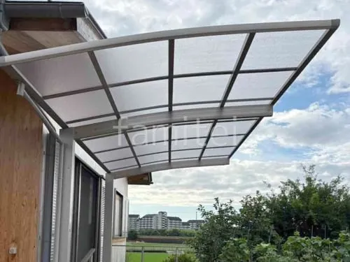 カーポート１台 （単棟） YKKAP アリュース アール屋根