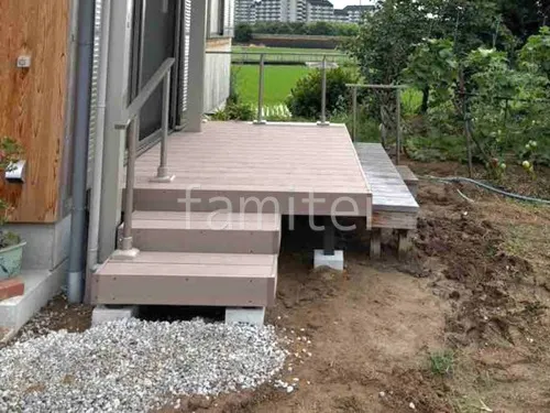 人工木デッキ  LIXIL 人工木 樹ら楽ステージ 