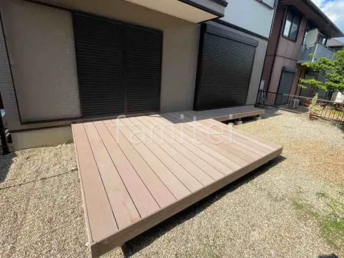 人工木デッキ  LIXIL 人工木 樹ら楽ステージ 