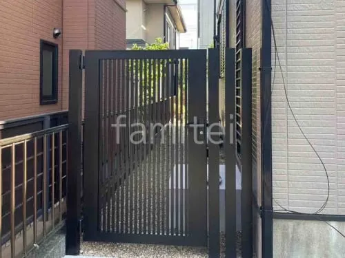 片開き 門扉 LIXIL AB TR1型 細たて桟 