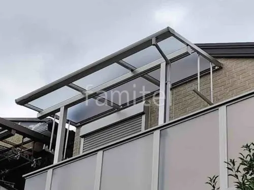 ２階ベランダ屋根  YKKAP ソラリアF フラット屋根 スタンダード 壁付