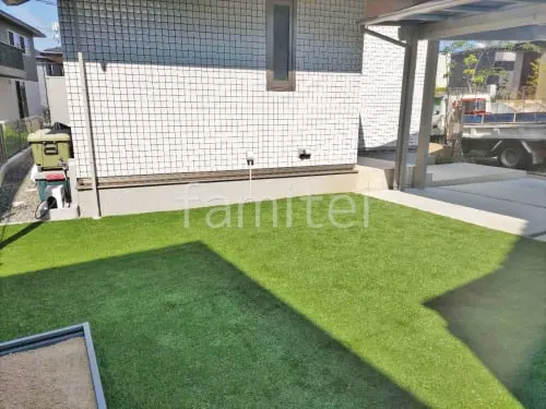 人工芝 防草シート加工 マツモト 人工芝 30mm 