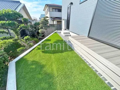 人工芝 防草シート加工 マツモト 人工芝 30mm 