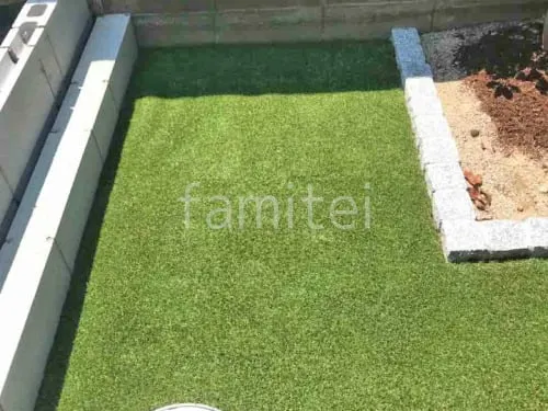 人工芝 防草シート加工 ヨシミツ毛織 リアル人工芝 35mm 