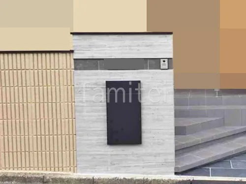 門柱 壁タイル貼り タカショー 木製調セラ ウォール RC杉板 アクセントタイル セラレバンテ 宅配ボックス LIXIL KN