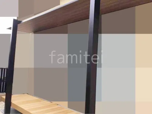 １階テラス屋根 （雨除け） LIXIL 木製調 テラスSC 独立式タイプ フラット屋根 独立式