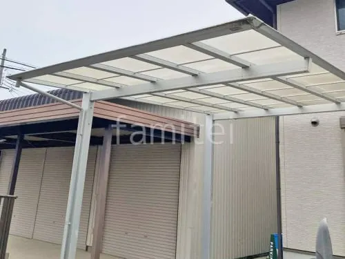 既存カーポート屋根補修