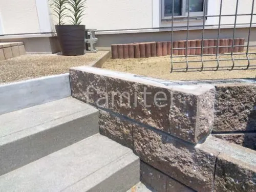 ブロック塀 （化粧ブロック） ユニソン シャモティ 