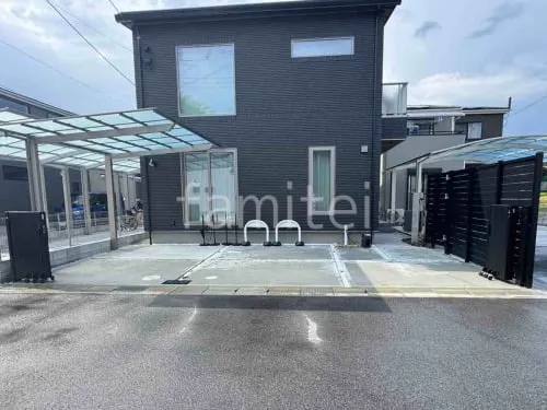 両開き 伸縮門扉 四国化成 ニューハピネスHG 