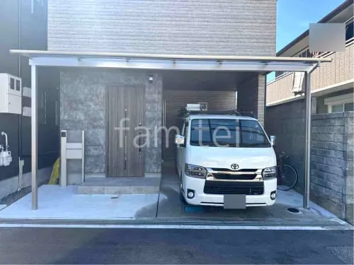 １階テラス屋根 （雨除け） YKKAP ソラリアF フラット屋根 スタンダード 壁付