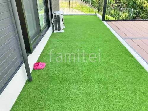 人工芝 防草シート加工 ヨシミツ毛織 リアル人工芝 35mm 