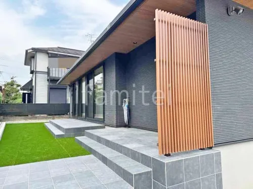 人工木・樹脂 フェンス（木調） F＆F ラインスタイル M 高尺タイプ 目隠し 木調・ラティス 樹脂