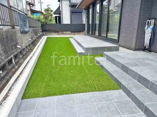 人工芝 防草シート加工 マツモト 人工芝 30mm 