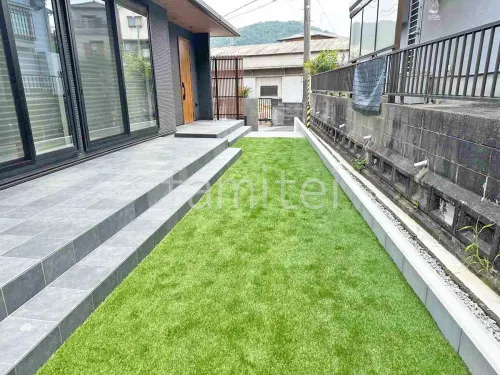 人工芝 防草シート加工 マツモト 人工芝 30mm 