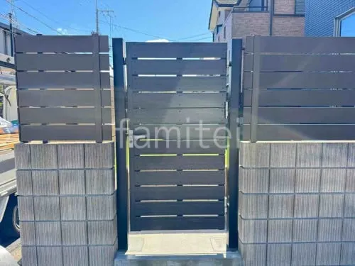 片開き 門扉 F＆F マイティフィット門扉 (外開き) 