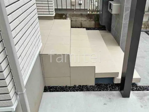 門柱 壁タイル貼り タカショー アヴェルサ 郵便受けポスト LIXIL