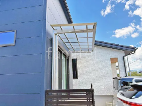 １階テラス屋根 （雨除け） 四国化成 独立式スマートトップ 後柱 フラット屋根 独立式 スタンダード