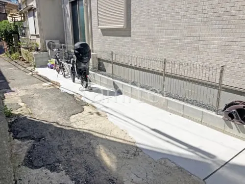 スチールメッシュ フェンス YKKAP イーネット3F型 スチール柱 境界・メッシュ