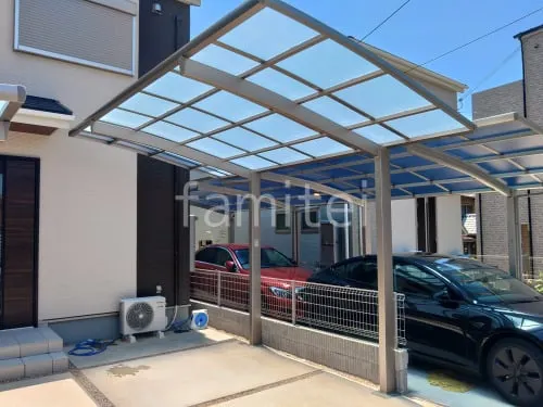 カーポート１台 （単棟） LIXIL ネスカＲ アール屋根