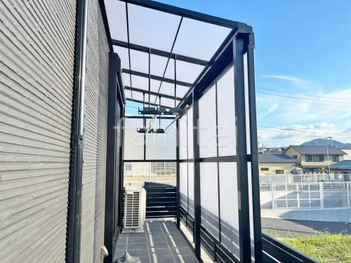 １階テラス屋根 （雨除け） LIXIL スピーネF フラット屋根 スタンダード 壁付