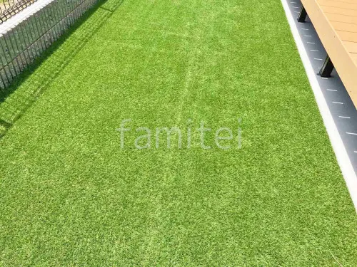 人工芝 防草シート加工 ヨシミツ毛織 リアル人工芝 35mm 