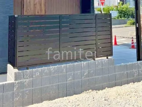 目隠しフェンス塀 LIXIL AB YS3型 化粧ブロック マツオコーポレーション ファブロックエコ