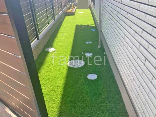 人工芝 防草シート加工 ヨシミツ毛織 リアル人工芝 35mm 