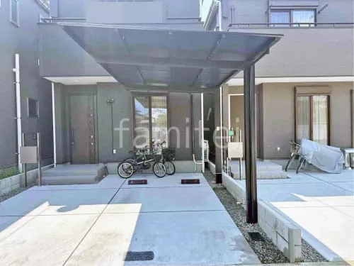 カーポート１台 （単棟） LIXIL ネスカＦ フラット屋根