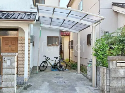 カーポート１台 （単棟） YKKAP アリュース アール屋根