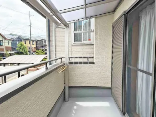 ２階ベランダ屋根  YKKAP ソラリアF フラット屋根 スタンダード 壁付