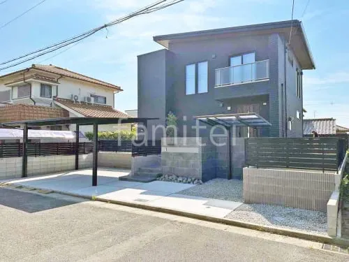 新築シンプル オープン外構