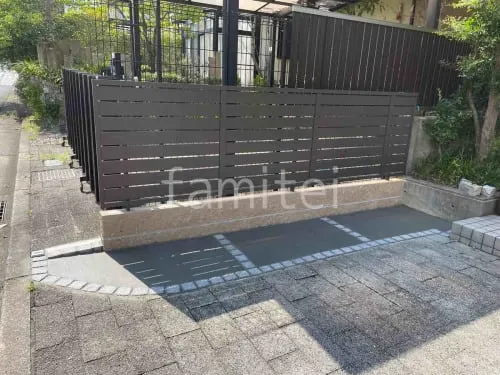 アルミ形材 フェンス LIXIL AB YS3型 横スリット3 目隠し