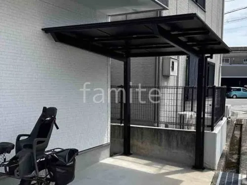 サイクルポート 自転車バイク屋根 LIXIL ネスカF ミニ フラット屋根